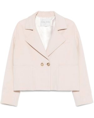 forte_forte Wool Cashmere Short Caban - Natural