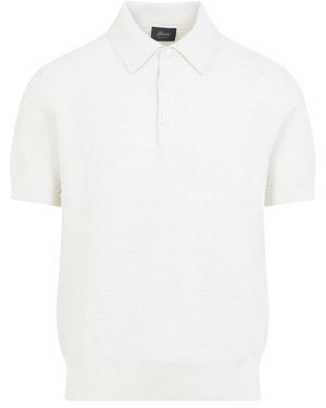 Brioni Ice Cotton Polo - White