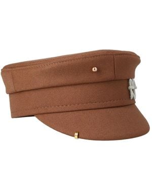 Ruslan Baginskiy Cotton-Acrylic Hat - Brown