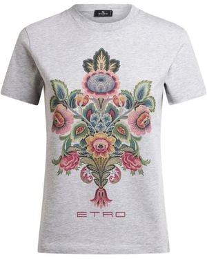Etro Paisley Pattern T-Shirt - White