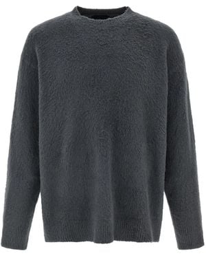 Roberto Collina Shearling Cotton Jumper - Grey