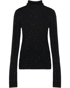 Pinko Moss Long Sleeve Sequin Top - Black