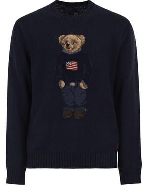 Polo Ralph Lauren Bear Polo Shirt - Blue