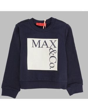 MAX&Co. Max&Co. Felpa - Blue