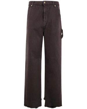 DARKPARK "Lisa" Loose Fit Carpenter Denim - Brown