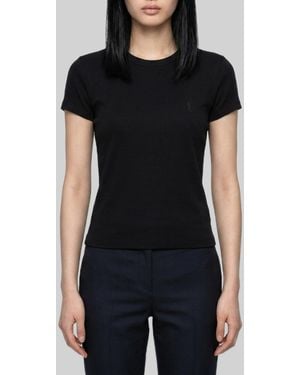 Saint Laurent Cassandre T-Shirt - Black