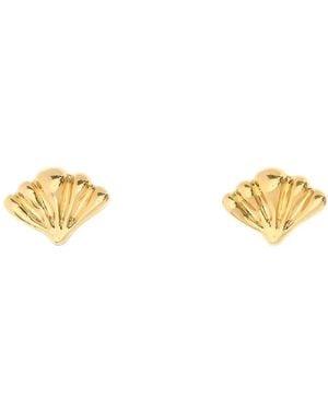 Chloé Metal Chloã Mirror Earrings - Metallic