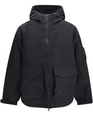 Y-3 Gtx Hooded Down Jacket - Blue