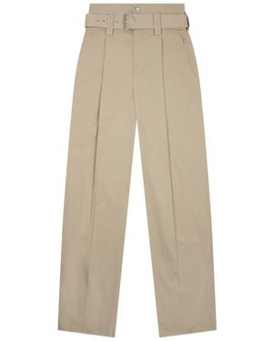 Bottega Veneta Wide Leg Pants - Natural