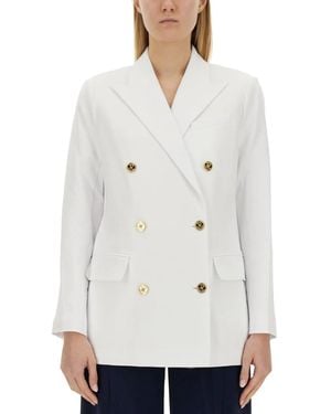 MICHAEL Michael Kors Double-Breasted Jacket - White