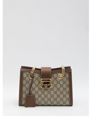 Gucci Padlock Medium Bag - Gray