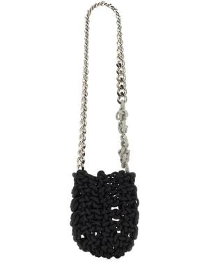 Kara Knot Shoulder Bag - White