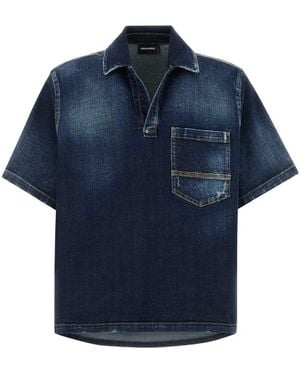 DSquared² Short Sleeves Shirt - Blue