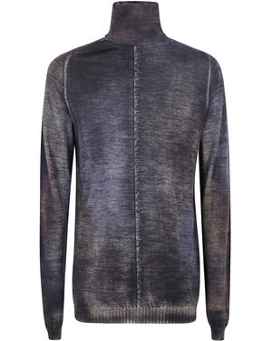 MD75 Turtle Neck Jumper - Blue