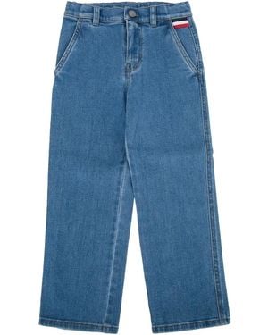 Moncler Jr Pants - Blue