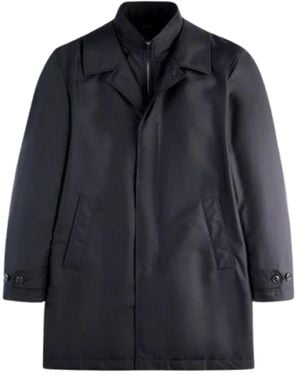 Fay Polyamide Snap-Button Jacket - Blue
