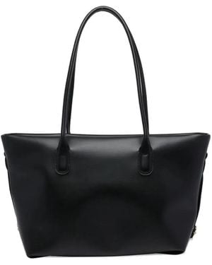 THEMOIRÈ "Tallia" Shopper Vegan Fabric Bag - Black