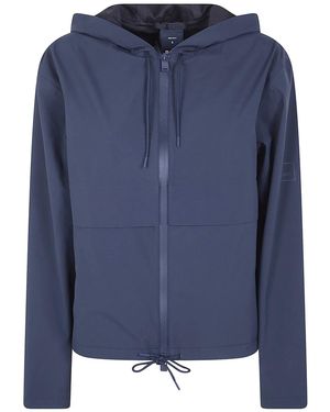 Rains "Suva Hardshell" Short String Jacket - Blue