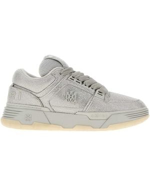 Amiri Suede Crystal Ma-1 Trainers - White