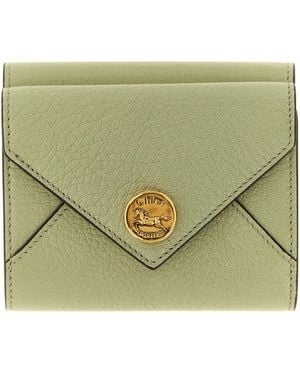 Chloé 'Envelope' Small Tri-Fold Wallet - Green