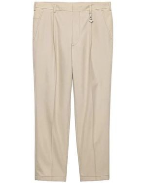 Prada Cotton Trousers - Natural