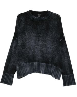 Avant Toi Wool Blend Oversized Jumper - Black