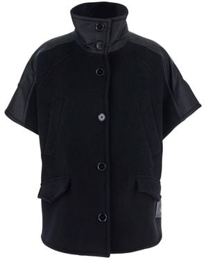 Pinko Short-Sleeve High-Neck Top - Black