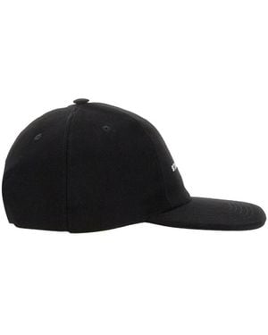 Stella McCartney Baseball Hat With Logo Embroidery - Black