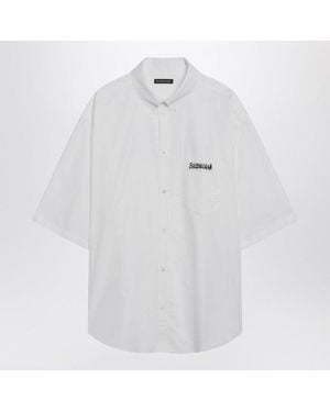 Balenciaga Masking Tape Shirt - White