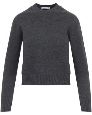 Jil Sander London Fog Crewneck Sweater - Blue