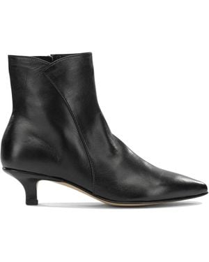 Pomme D'or Leather Cow Leather Boots - Black