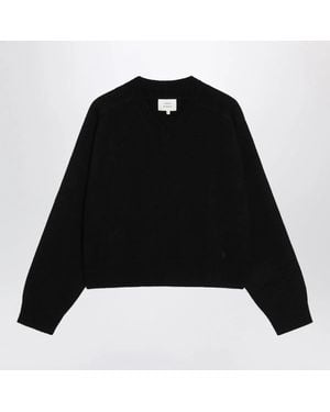 Loulou de Saison Cashmere Vneck Jumper - Black