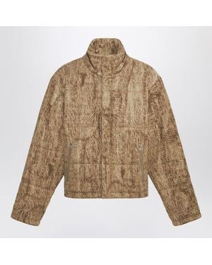 1989 STUDIO Flock Denim Puffer 1989 Camo - Brown