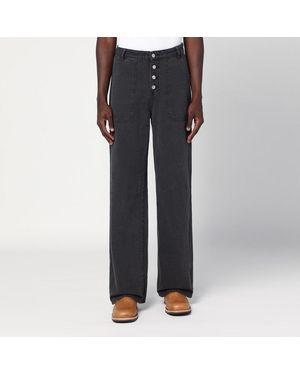 Basketcase Gallery Wide-Leg Vintage Denim Trousers - Blue