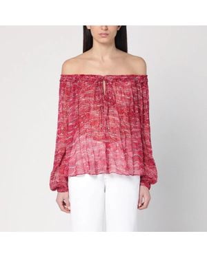Isabel Marant Top Vutti With Print - Red
