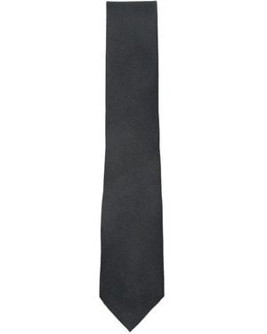 BOSS Silk Tie - White