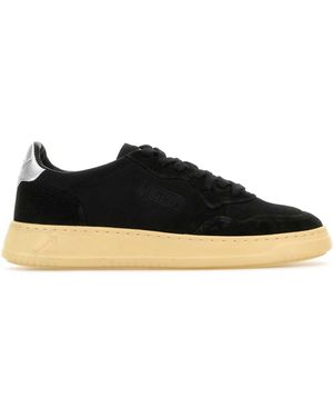 Autry Suede Medalist Sneakers - Black