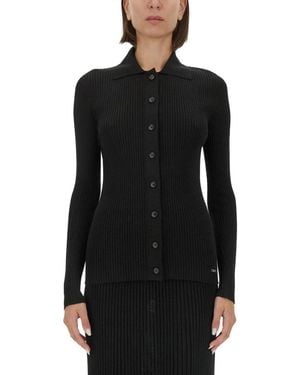 Kiton Ribbed Sweater - Black