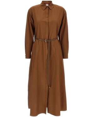 Max Mara 'Mstlecito' Dress - Brown