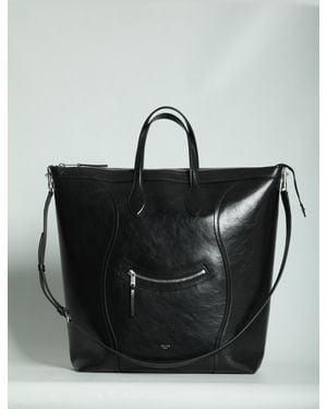 Celine Medium Cabas Vertical - Black