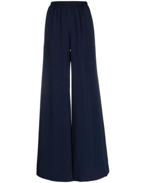 Gianluca Capannolo Satin Wide Leg Pants - Blue