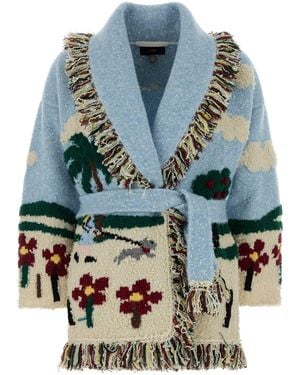 Alanui Casa Cardigan - Blue