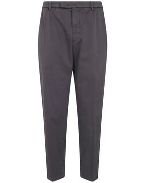 Michael Coal Cotton Classic Pants - Gray
