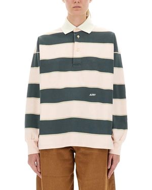 Autry Multicolour Polo Shirt - Grey