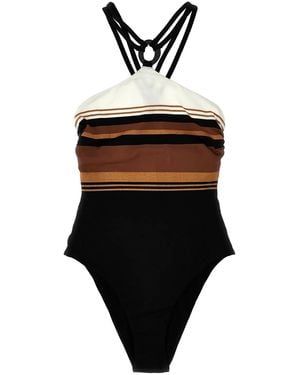 Max Mara 'Cathy' One-Piece Swimsuit - Black