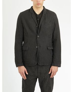 ✨美品✨Poème Bohémien ベージュ ノーカラージャケット quaranciel:〈手洗い可能〉ノーカラー ポケット ニット