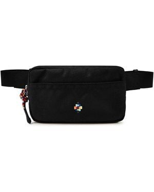 Marcelo Burlon Colorful Cross Logo Fanny Pack - Black
