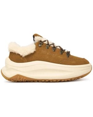 Moon Boot Moon247 City Shearling Trainers - Natural