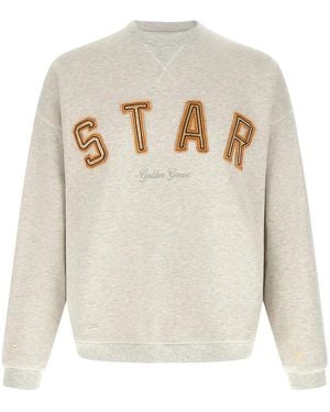 Golden Goose Patch Sweatshirt - White