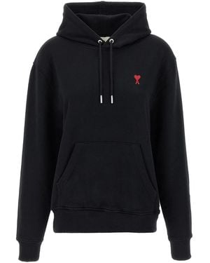 Ami Paris 'Ami De Coeur' Hoodie - Blue